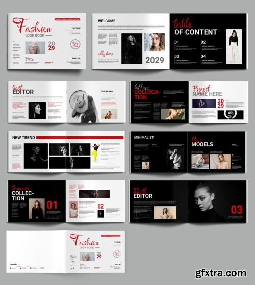 Fashion Look Book Design Template 1756801549
