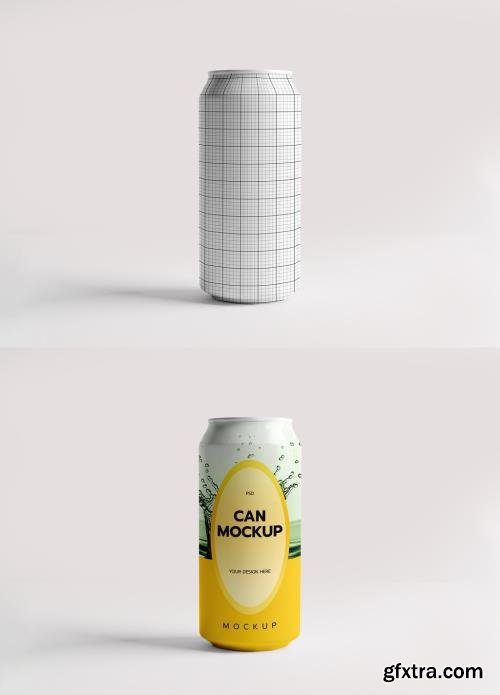 Aluminum Soda Can Mockup PSD 1678394825