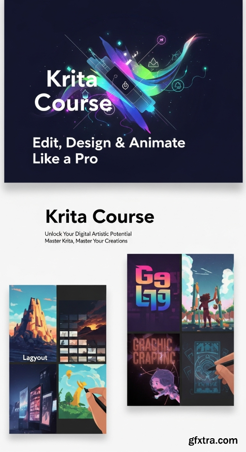 Udemy - Krita Course - Edit, Design & Animate like a Pro
