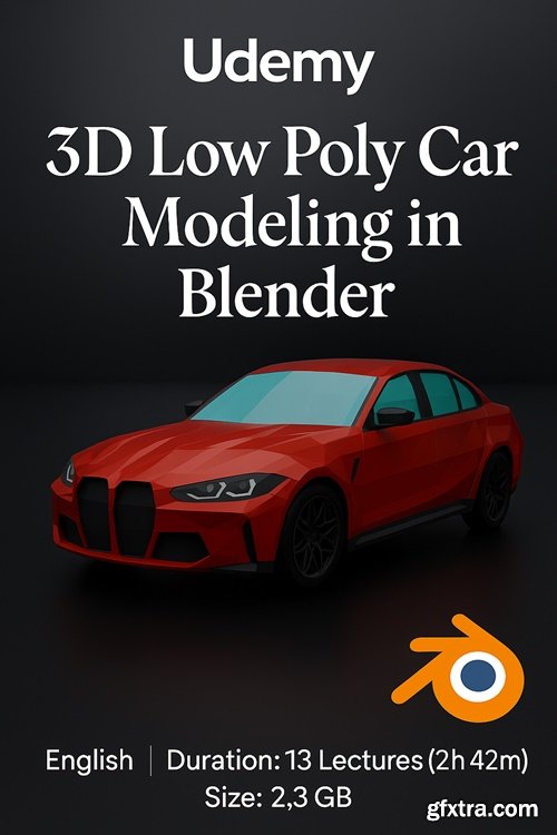 Udemy - 3D Low Poly Car Modeling In Blender