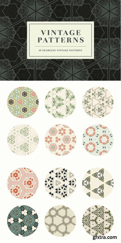 Rulebyart - Vintage Seamless Patterns