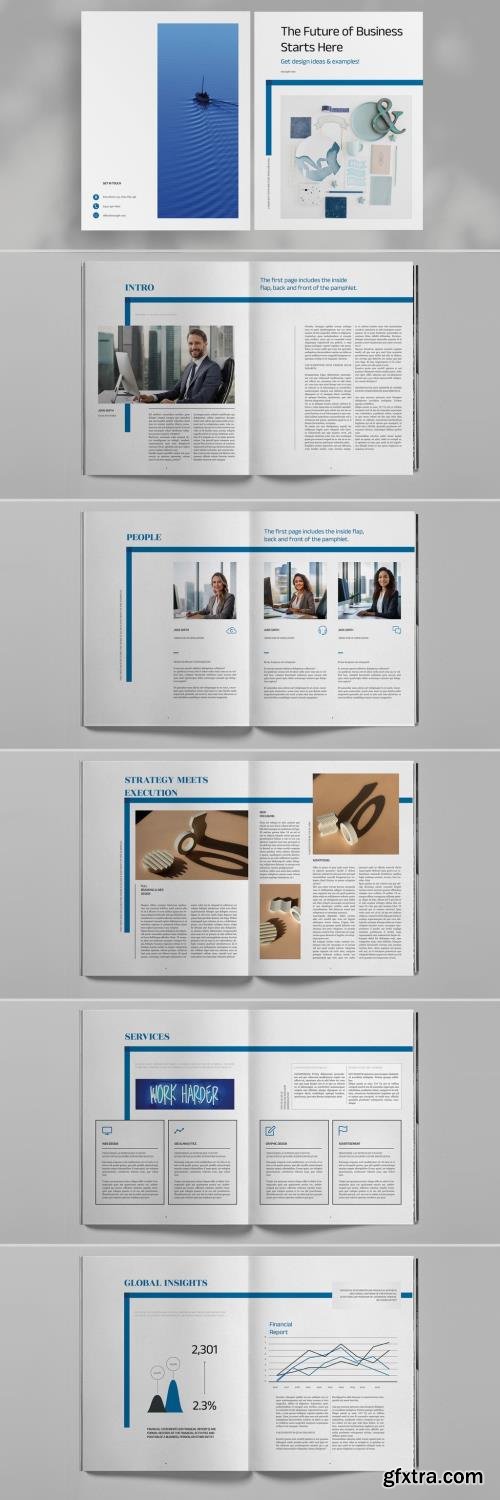 Blue Startup Business Studio Brochure Layout 1752508725
