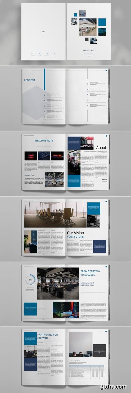 Blue Studio Business Brochure Layout 1752506597