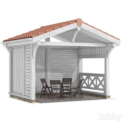 '3dsky Pro - Arbor terrace veranda gazebo canopy'