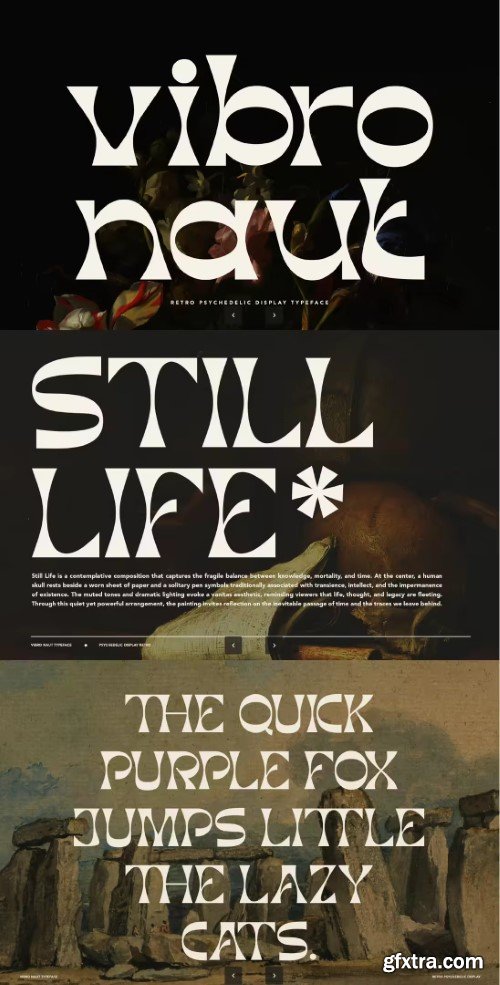 Retro Psychedelic Vibronaut Font