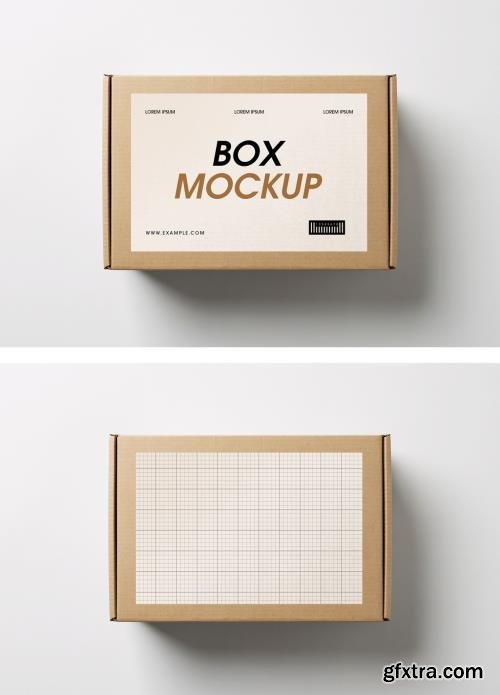Perspective Cardboard Box Mockup 1681161890