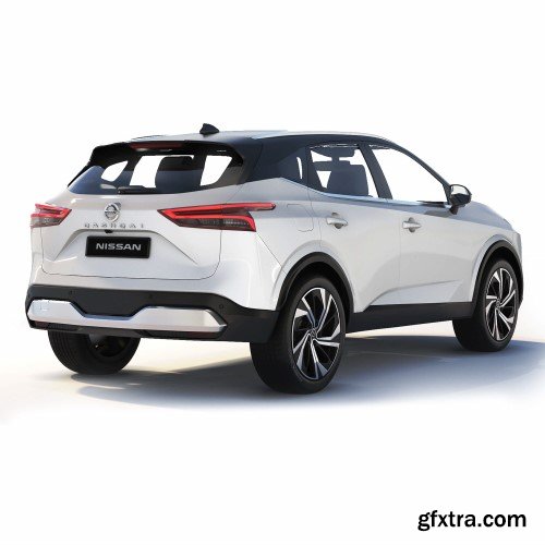 Renderhub - Nissan Qashqai 2022 3d Model