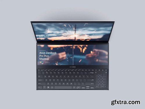 LS Graphics - Asus ZenBook Pro Duo Mockups