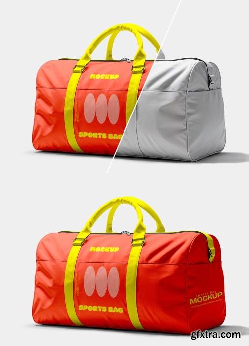 Sports Duffle Bag Mockup Template 1679091657