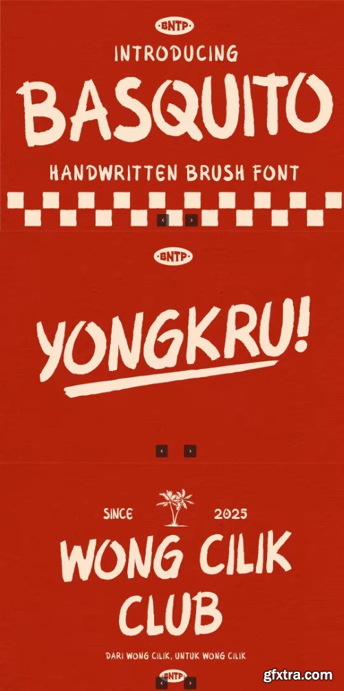 Basquito - Handwritten Brush Font