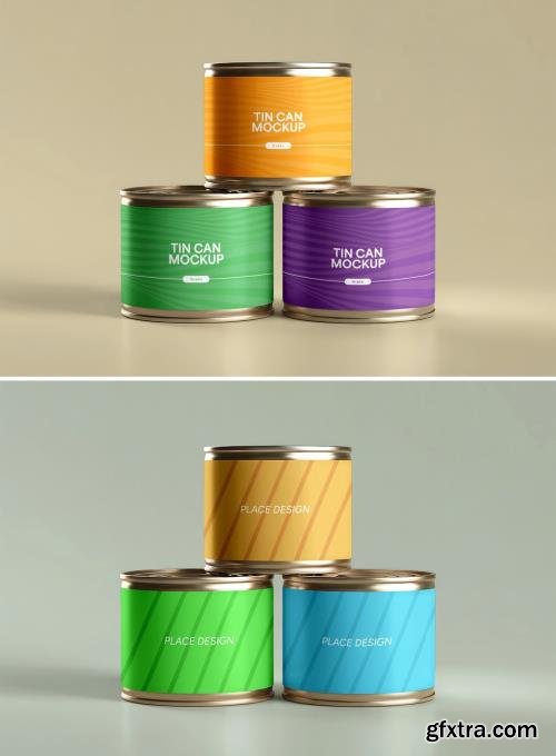 Customizable Tin Can Mockup Template 1679004672