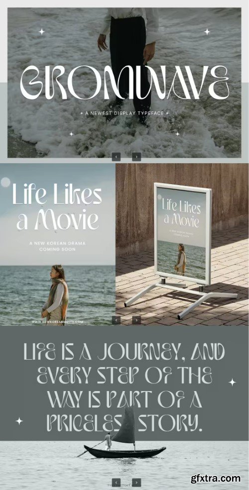 Luxury Font - Gromwave