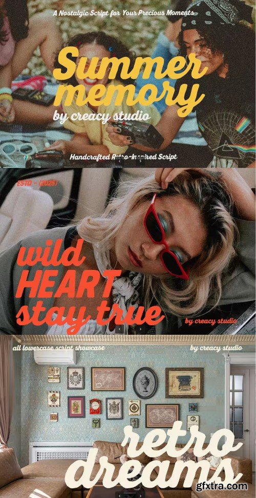 Summer Memory – Handcrafted Retro Script