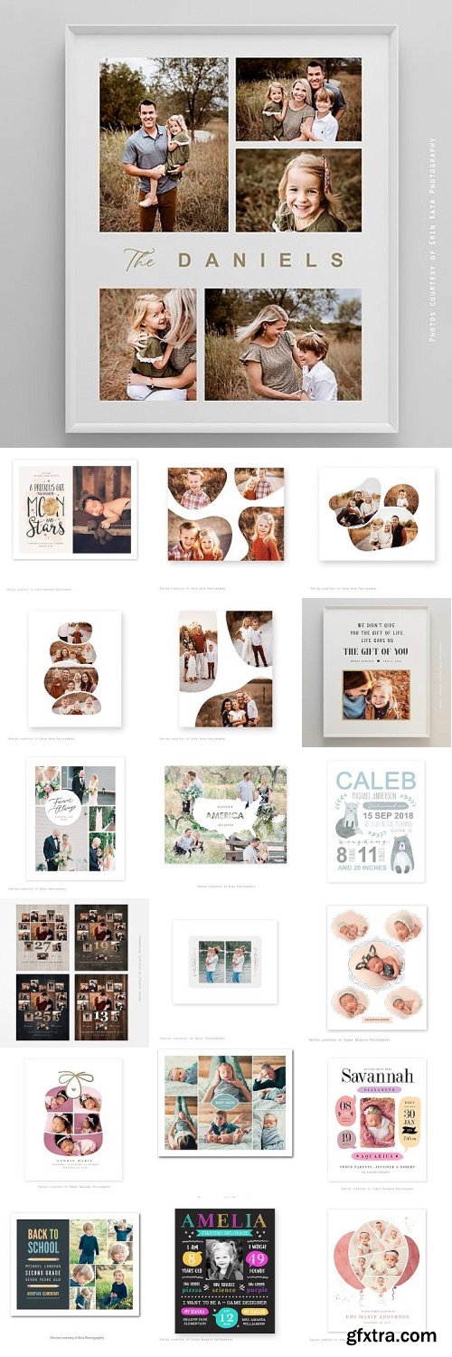 Squijoo - Collages & Boards - 16 x 20 303xPSDs