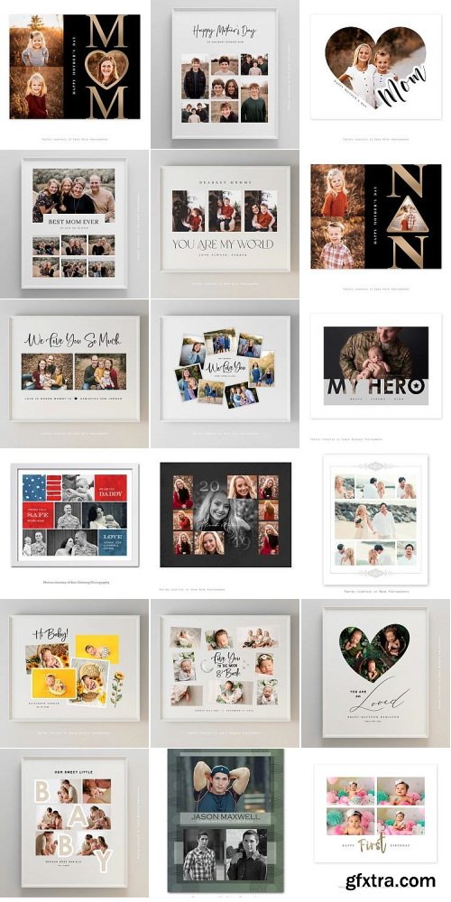 Squijoo - Collages & Boards - 16 x 20 303xPSDs