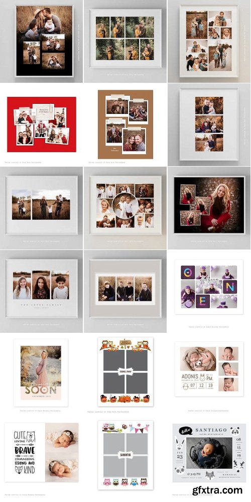 Squijoo - Collages & Boards - 16 x 20 303xPSDs