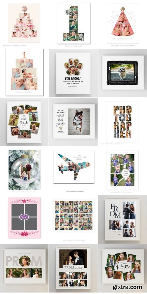 Squijoo - Collages & Boards - 16 x 20 303xPSDs