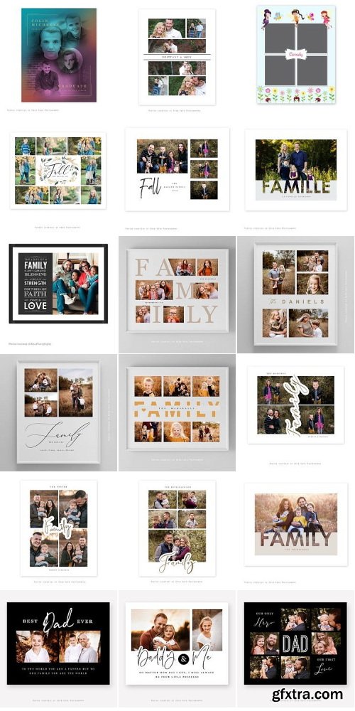 Squijoo - Collages & Boards - 16 x 20 303xPSDs