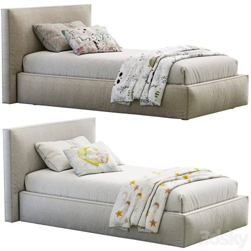 '3dsky Pro - Flexteam Miller Single Bed'