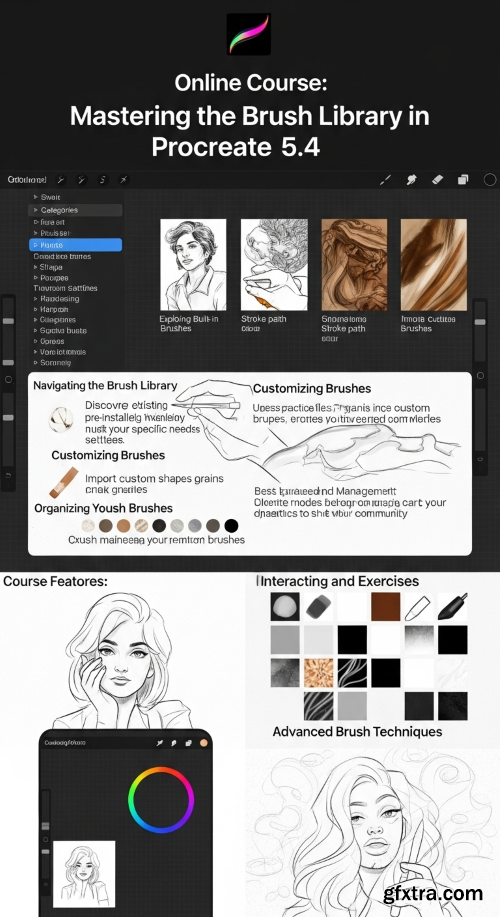Skillshare - Mastering the Brush Library in Procreate 5.4