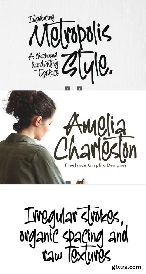 Metropolis Style Font