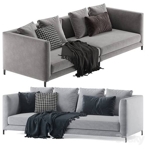 '3dsky Pro - Minotti allen sofa'