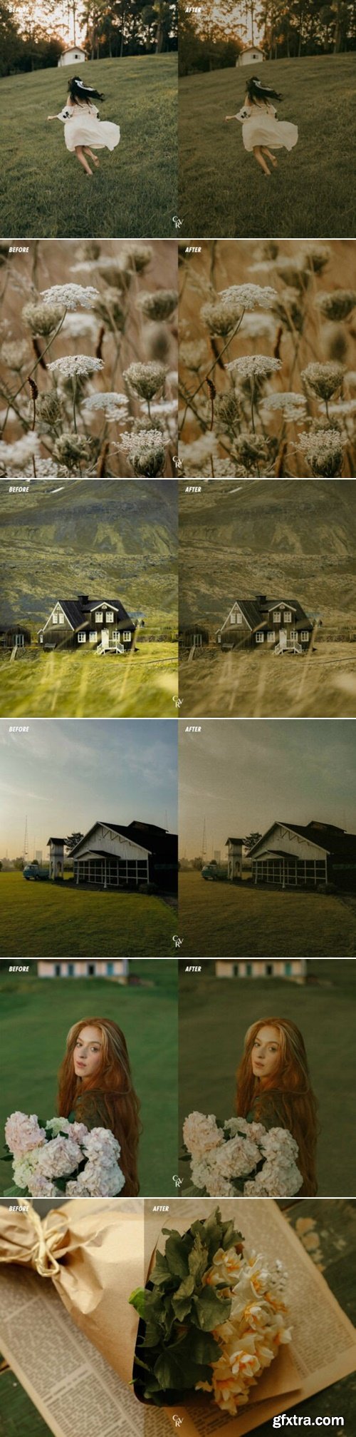 CVR Presets - 25 Cottage Lightroom Presets for Desktop And Mobile