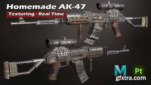 Patreon - AK-47 Texturing Real Time 3D Tutorial
