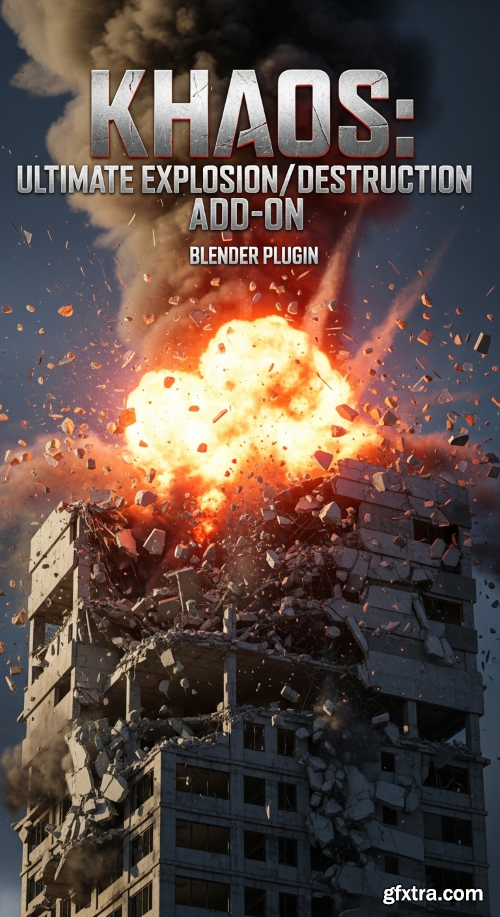 Khaos: Ultimate Explosion/Destruction Add-On for Blender
