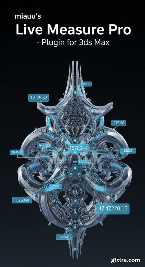 miauu\'s Live Measure Pro​ for 3dsMax upto 2026