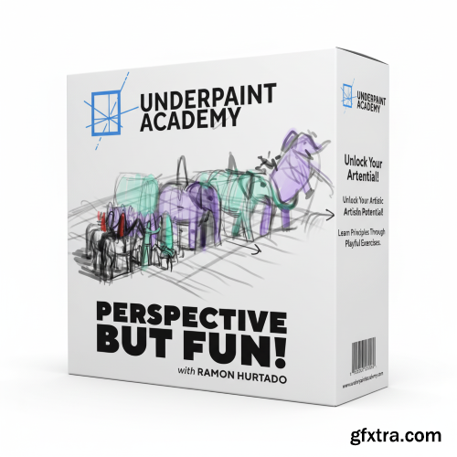 Underpaint academy - Perspective but make it fun