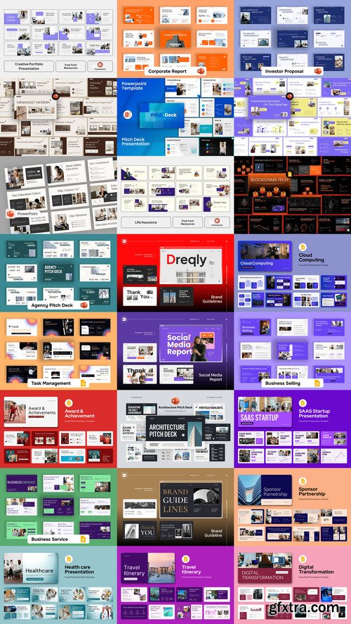 24 PowerPoint Templates Bundle 45