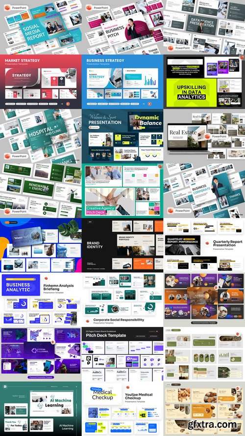 24 PowerPoint Templates Bundle 47