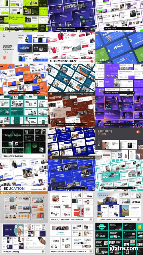 24 PowerPoint Templates Bundle 49