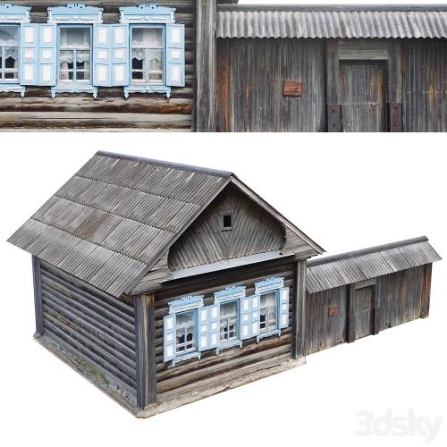 '3dsky Pro - Wooden hut'