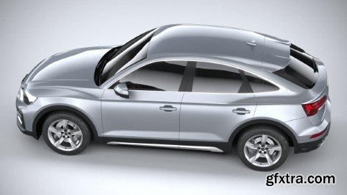 Squir3D - Audi Q5 sportback 2021 3D Model