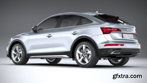 Squir3D - Audi Q5 sportback 2021 3D Model