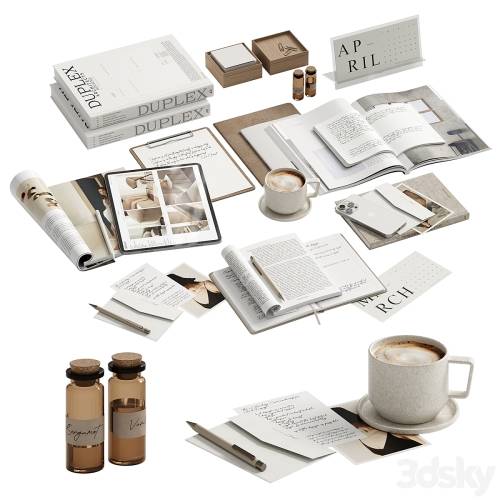 '3dsky Pro - White decor for the workplace'