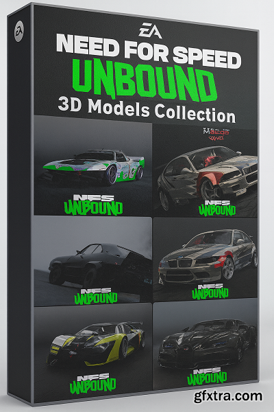 Need for Speed Unbound 3D Models Collection