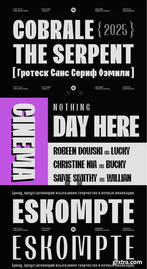 Creativemarket - Cobrale - Family Grotesk