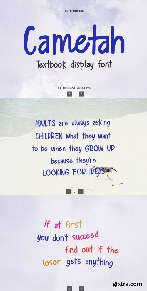 Cametah Display Font