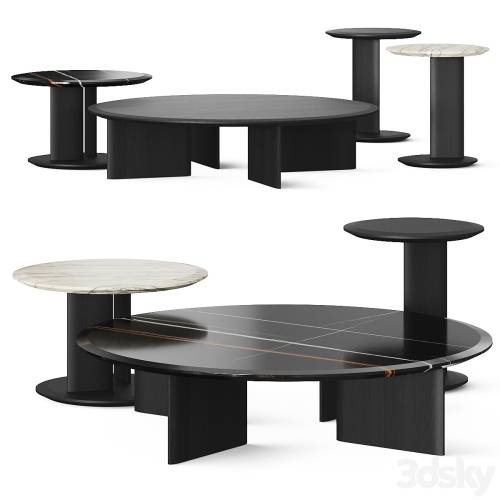 '3dsky Pro - Poliform Mush Coffee Tables'