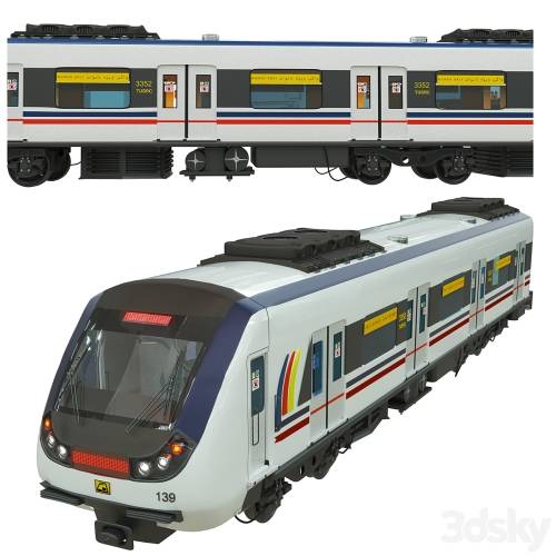 '3dsky Pro - metro train'