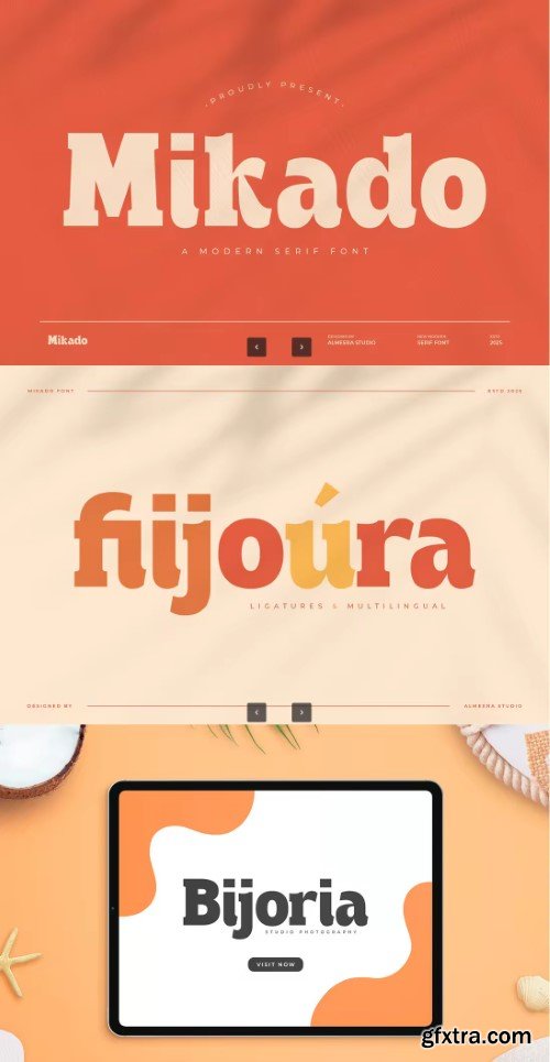 Creativemarket - Mikado – Modern Serif Font