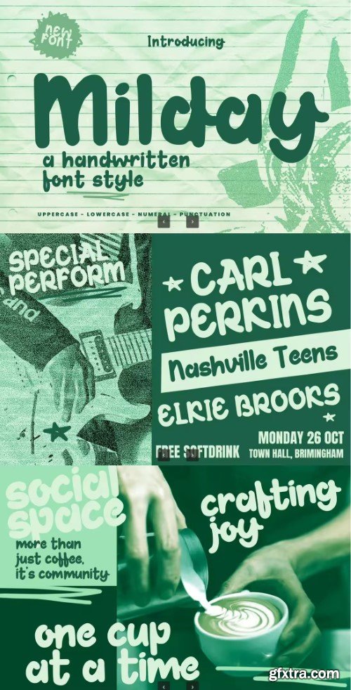 Milday - Handwritten Font