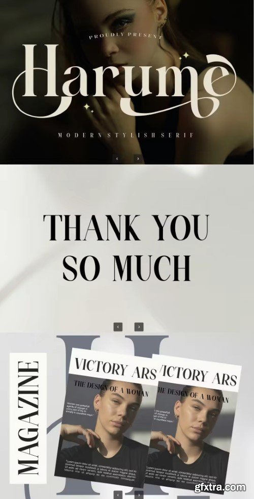 Harume - Modern Stylish Serif