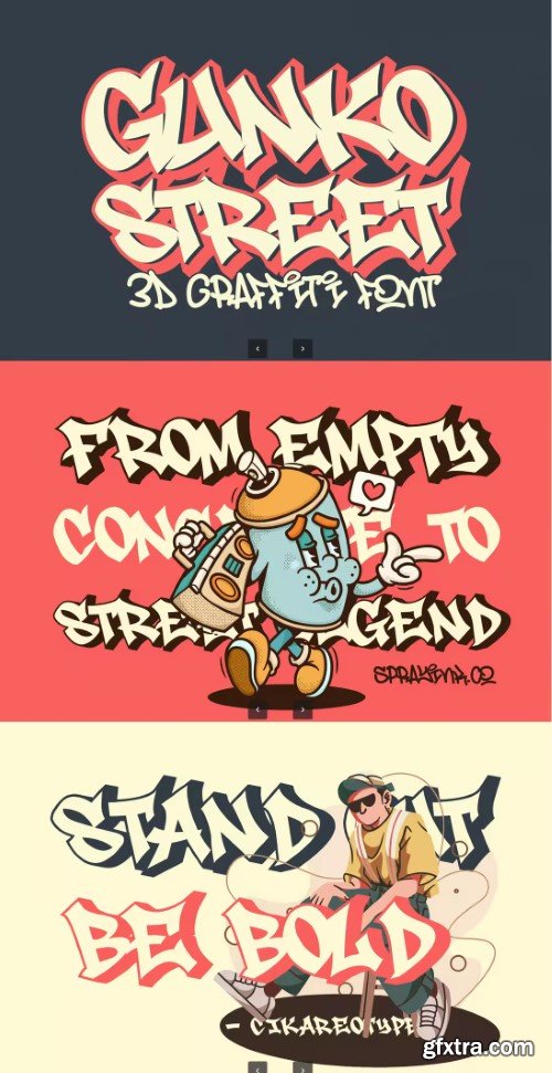 Myfonts - Gunko Street Font