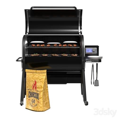 '3dsky Pro - Weber SmokeFire'
