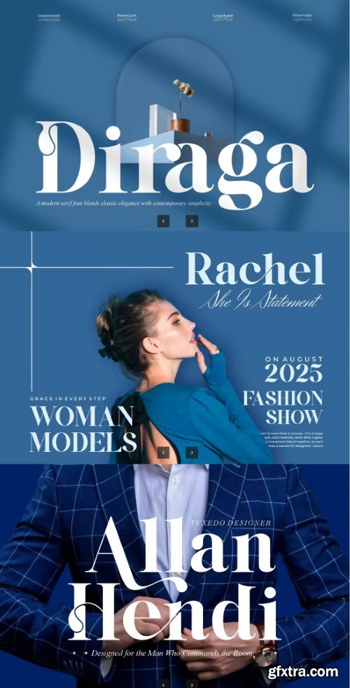 Creativemarket - Diraga || Modern Serif Font