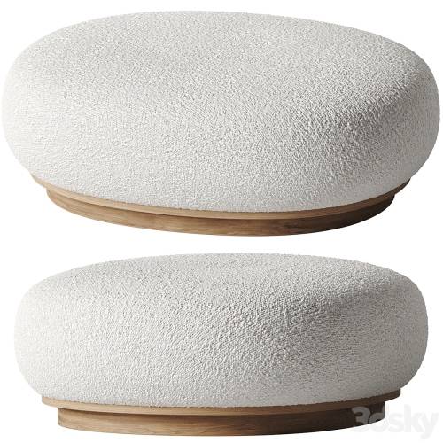 '3dsky Pro - Emmanuelle Simon - Split Ottoman'